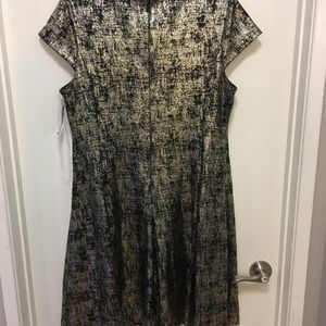 Gold and black Alfani dress